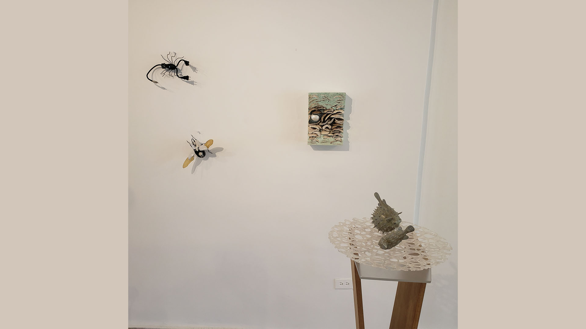 Escorpión II, José “Quique” Rivera / Escarabajo, José “Quique” Rivera / The Last Pearl, Jaime Rodríguez Crespo / Global Plastic Dish, Jaime Rodríguez Crespo